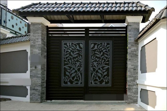 mái cổng sắt đẹp 19