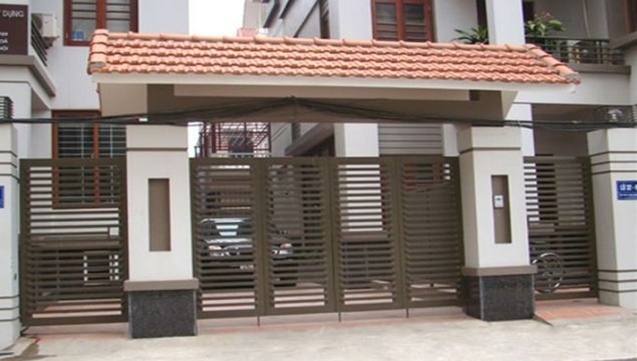 mái cổng sắt đẹp 2