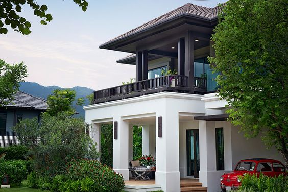 mặt trước nhà 2 tầng đẹp 2