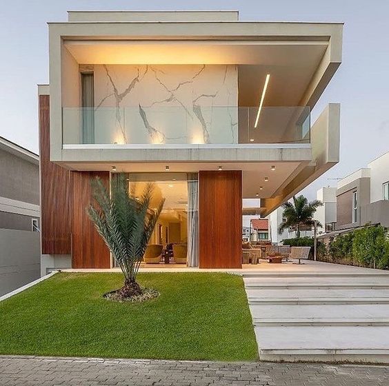 mặt trước nhà 2 tầng đẹp 6