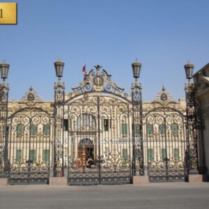 mẫu cổng sắt 6 cánh đẹp 1