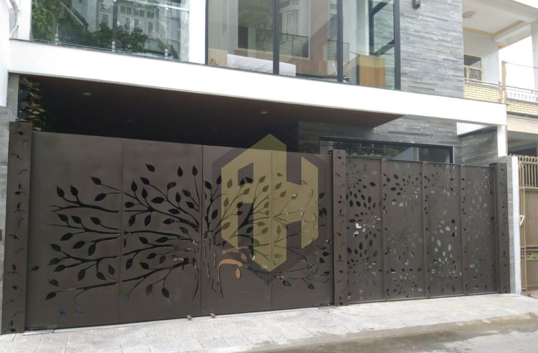 mẫu cổng sắt 6 cánh đẹp 3 1