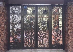 mẫu cổng sắt đẹp cnc 1