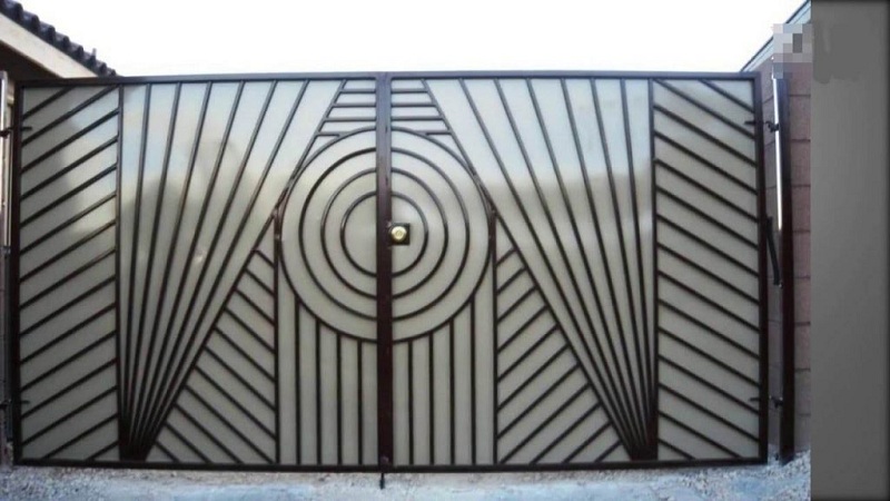 mẫu cổng sắt nhà phố đẹp 26