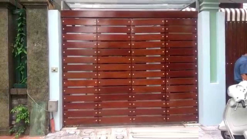 mẫu cổng sắt nhà phố đẹp 43