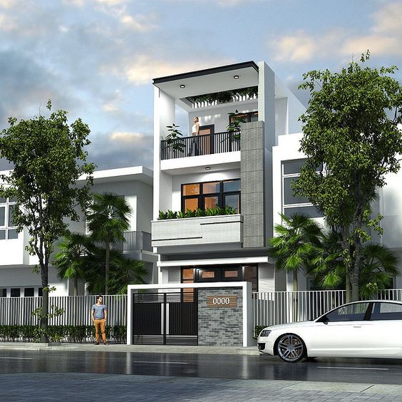 mẫu nhà 3 tầng đẹp 2020 17