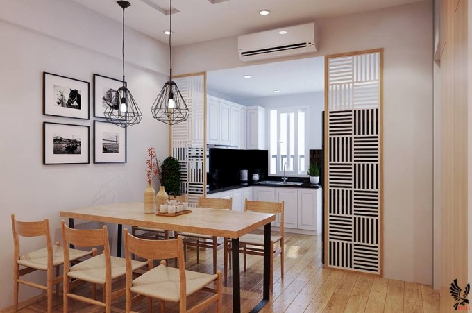 thiết kế phòng bếp chung cư 25