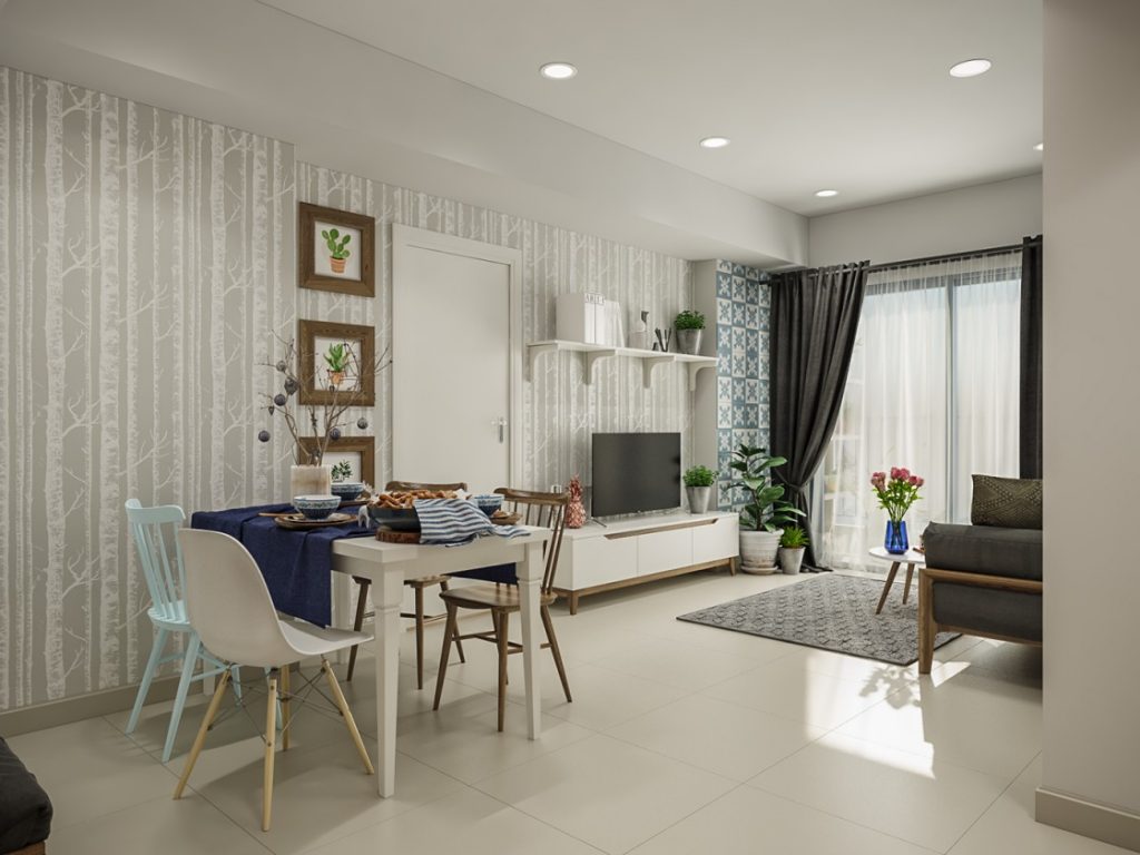 thiết kế căn hộ chung cư nhỏ 30