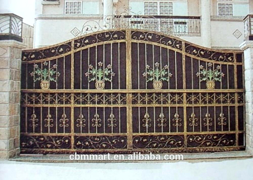 cổng sắt hoa văn đẹp 11
