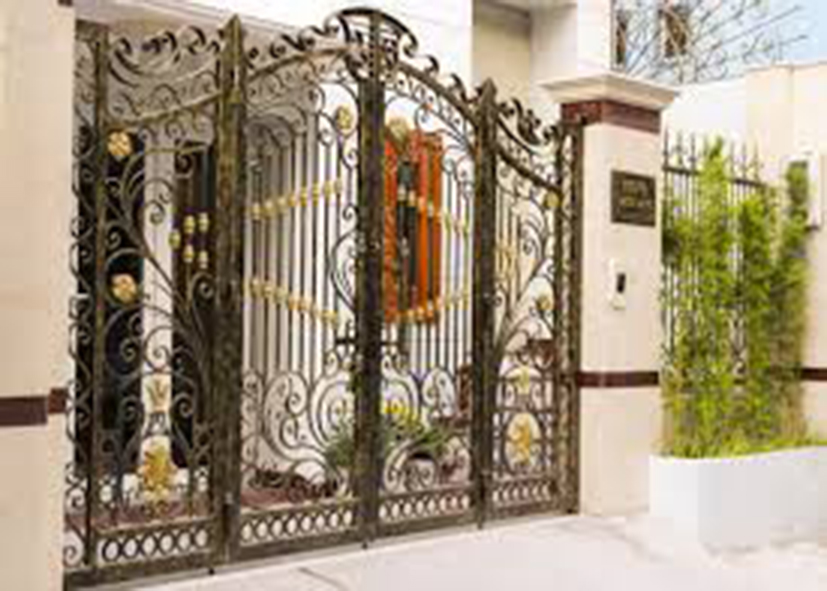cổng sắt hoa văn đẹp 22