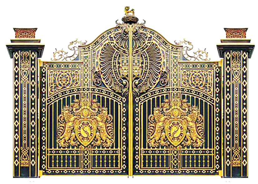cổng sắt hoa văn đẹp 4