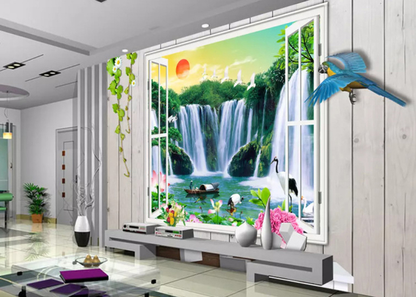 tranh gạch 3d cửa sổ 19