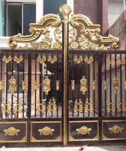 cổng inox mạ màu đẹp 14