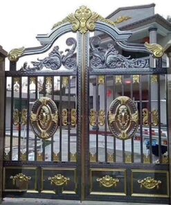 cổng inox mạ màu đẹp 22