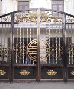 cổng inox mạ màu đẹp 3