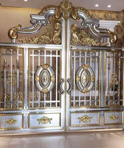 cổng inox mạ màu đẹp 31