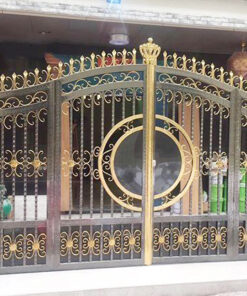 cổng inox mạ màu đẹp 33