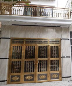 cổng inox mạ màu đẹp 36