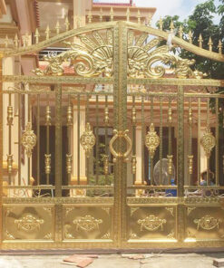 cổng inox mạ màu đẹp 4