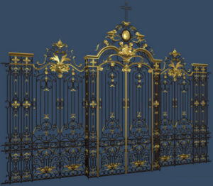 cổng sắt nhà thờ đẹp 1
