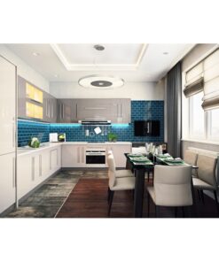 kính ốp bếp giả gạch 1