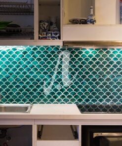 kính ốp bếp giả gạch 39