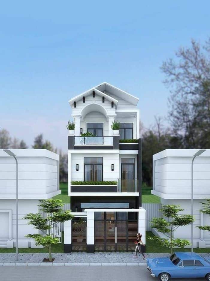 thiết kế nhà ống 90m2 1