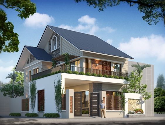 thiết kế nhà ống 90m2 5