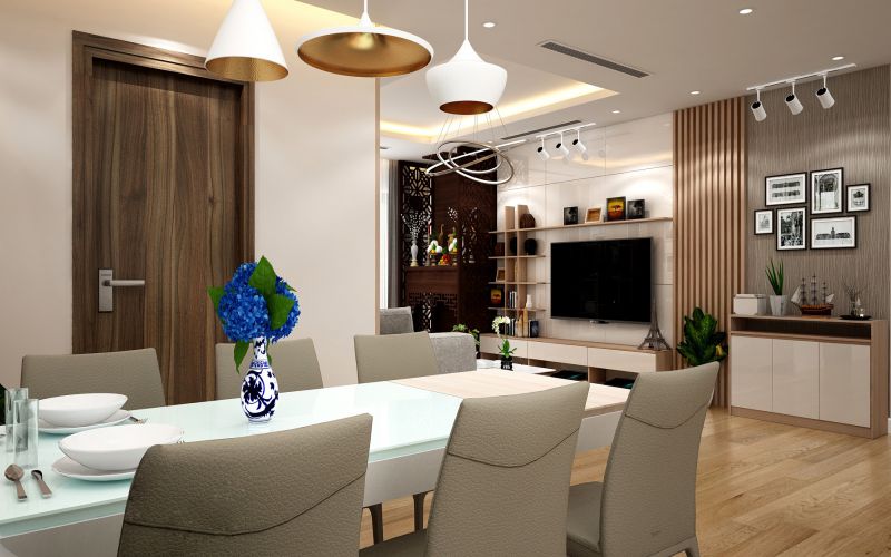 mẫu thiết kế căn hộ 70m2 3